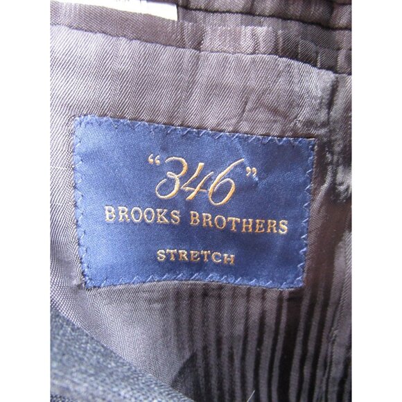 Brooks Brothers Sport Coat 46 Blazer Wool Solid Jacket Preppy 346 - Picture 12 of 15